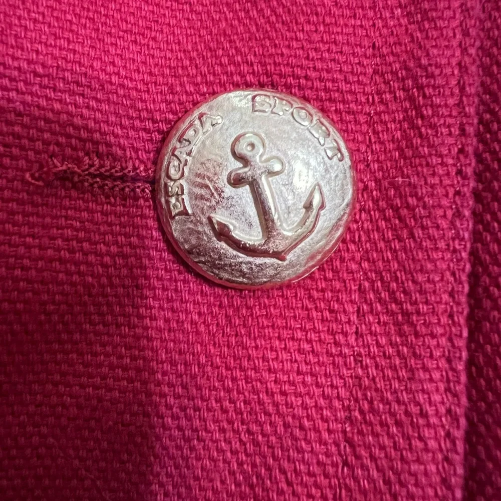 Vintage 80s Escada Red Jacket - Picture 6 of 7